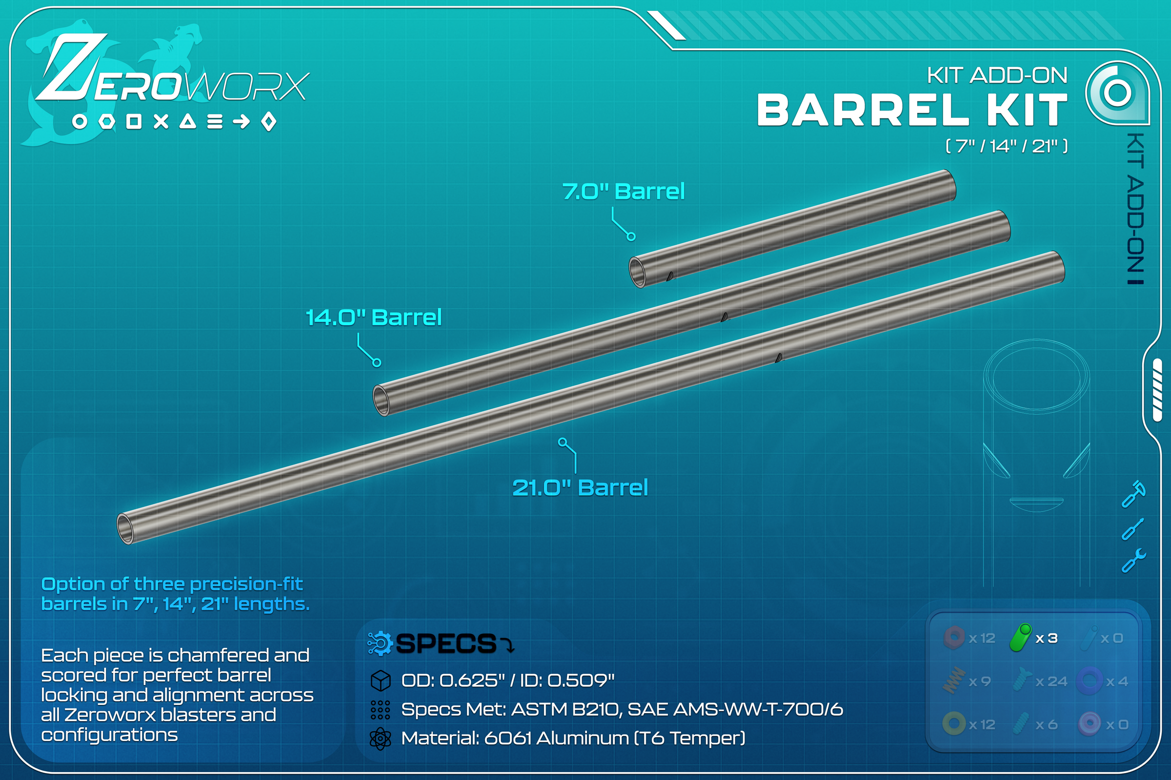 Extra Barrel Kit